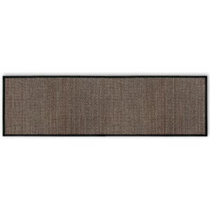 Artoid Mode Washable Non Skid Kitchen Rugs and Mats Doormat, Absorbent Door Mat Rugs for Kitchen Floor Front of Sink Hallway Black 17x60 Inch