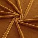 MIULEE Velvet Table Cloth with Decorative Ruffle Edge Luxurious Soft Washable Rectangular Tablecloth Thick Wrinkle-Resistant Oblong Table Cover for Kitchen Dining Party Wedding 60x102 Inch, Gold