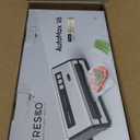 FRESKO Professional Vacuum Sealer V6 with Built-in Bag Roll Storage & Cutter, 2 Rolls Bags Included