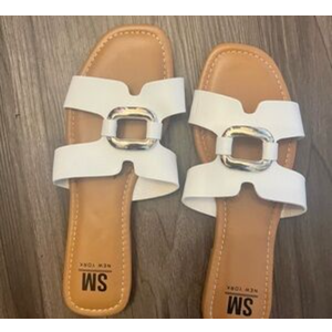 SM New York White Women Shoes 11