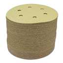 BHA 6" Inch 6 Hole Hook and Loop Sanding Discs for Orbital DA Sanders - 100 Pack (400 Grit)