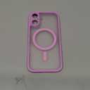 TOCOL Magnetic for iPhone 16 Case, Upgraded Full Camera Protection, Compatible with Magsafe, Drop Protection, Translucent Matte Back Bumper Phone Cover 6.1-Inch (Peony)