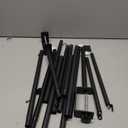 Over The Table Rod Stand with Clamps Adjustable 40"-120'' Length 26"-52" Height Black Table Balloon Arch Stand with Storage Bag, Metal Decorating Rod Hanging