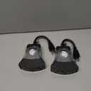 Outdoor Timer Outlet Waterproof, 24 Hour Mechanical Timer Outlet for Home and Garden, 3 Grounded, 15A 3/4HP, Black, 2 Pack