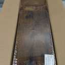 BAYKA Wall Shelves for Bedroom Decor, Floating Shelves for Wall Living Room Kitchen Storage, Mounted Rustic Wood Floating Shelves for Kids Books, Corner Shelf for Bathroom (Rustic Brown, Set of 4)