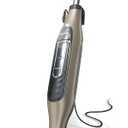 Shark S7001 Mop Scrub & Sanitize at The Same Time, Designed for Hard Floors, with 4 Dirt Grip Soft Scrub Washable Pads, 3 Steam Modes & LED Headlights, Gold