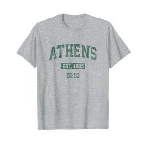 Athens Ohio Vintage Athletic Sports Design T-Shirt, Size: 3XL