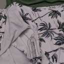 Daci Womens Tankini Swimsuits with Skirt - Two Piece Tummy Control Bathing Suits High Neck Swimwear (X-Large, Green Palm Tree)