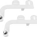 Bio Bidet SlimEdge 2 Pack Bidet Attachment for Toilet, Non Electric, Self Cleaning Dual Nozzles for Front and Rear Cold Water Wash, Adjustable Water Pressure, Ultra Thin Design, White