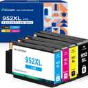 952XL Ink Cartridges Replacement for HP 952XL Ink Cartridges Combo Pack Compatible with HP Officejet Pro 8710 7740 8720 8210 8715 8702 7720 8730 8740 8700 Printer (4 Packs, Black Cyan Yellow Magenta)