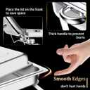 5 Pack 8 QT Chafing Dish for Buffet, Stainless Steel Chafing Dish Buffet Sets, Stackable Design Food Warmers for Parties, Weddings, Home, Christmas Buffets