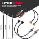 Oxygen O2 Sensor 4PC Set Upstream Downstream for Nissan for Altima 2013-2014 Murano 2012-2014 Pathfinder 2013-2015 Quest 2012-2015 for Infiniti QX60 JX35 3.5L Replacement 226A01HC0A