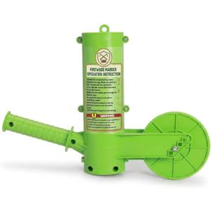Feroca Firewood Marker Tool - Automatic Paint Marking Device with 16'' Roller Wheel, Durable Firewood Measuring Tool for Log Cutting & Woodworking, Measuring Accessory For Chainsaw Portable Design