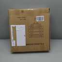 Folding Shower Seat and Bench Wall Mounted, Shower Chair Foldable, Shower Stool Collapsible for Inside Shower Bathroom Bathtub Small Space, 350lb Capacity, Plastic Wood (White)