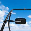 Wakeboard Tower Mirror 7x13" Convex Extra Wide View, Vibration-Free 360 Adjustable Arm, Fits 2.5" Tubes, Universal Boat Rear View for Wake Surf, Water Ski & Tubing