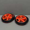 SEUNMUK 4 Pack 8 Inch Scooter Replacement Wheels, Adult Teen Kick Scooter Wheels Solid Replacement Wheels Set with ABEC-11 Bearings for Most Push Kick Scooters, Orange