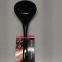 Chef Craft Basic Melamine Cooking Ladle, 10.5 inch, Black