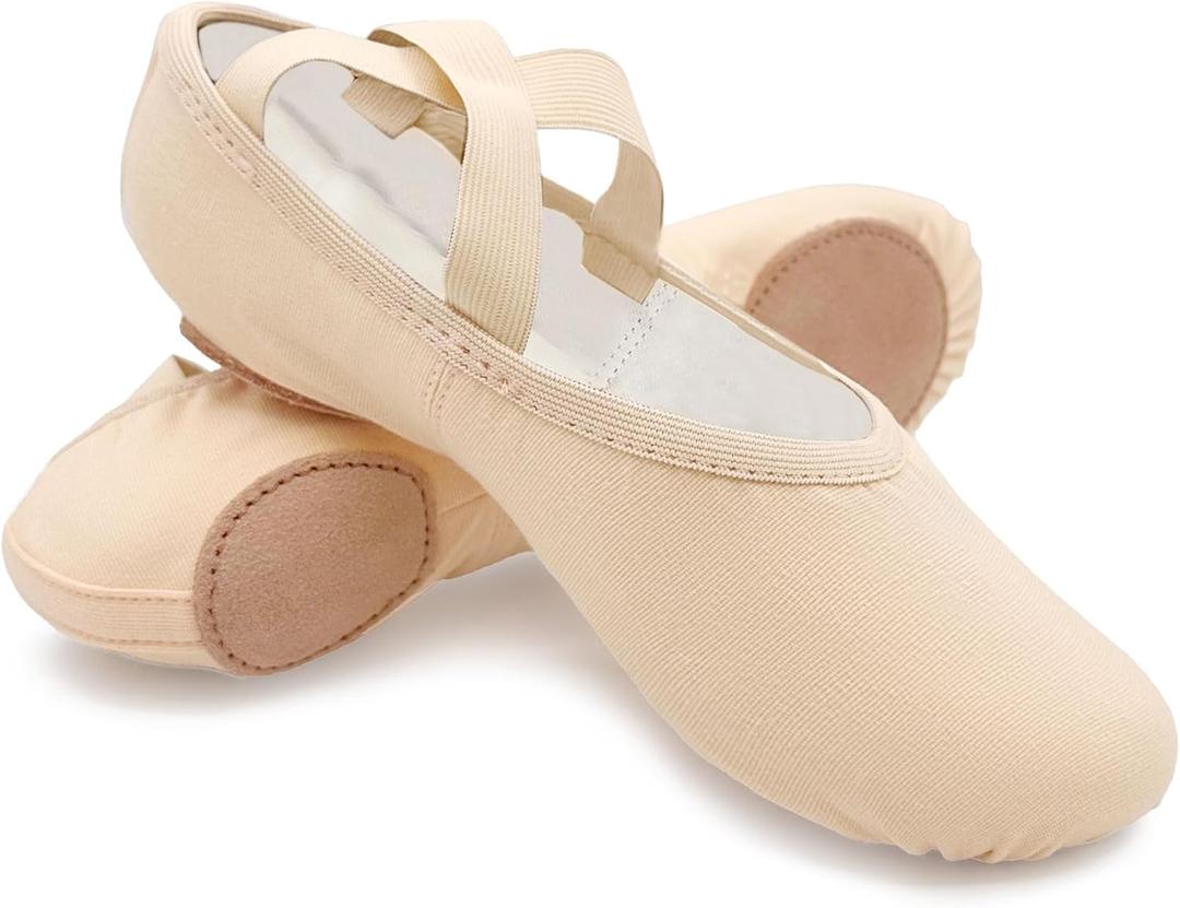 So Danca - SD16 Bliss, Stretch Canvas Split Sole Ballet Shoes for Adults, Women, High Performance (5, Light Pink)