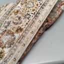 Deerly Vintage Runner Rug 3x7 Runner Rugs for Hallway Non-Slip Kitchen Runner Rug with Rubber Backing Washable Rug Runner for Bedroom Distressed Brick Red