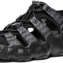 KEEN Women's Hyperport H2 Closed Toe Sandal (7, Black/Steel Grey)