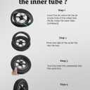 10 Inch 10x2.75-6.5 Off-road Tire Rubber Inner Tube Suitable for Speedway 5 Dualtron 3 Hover-1 Alpha JOYOR S Hiboy Titan PRO Electric Scooter Explosion-Proof Shockproof Super-Grip