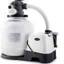 Intex Sand Filter Pump & Saltwater System for Up to 15,000 Gal Pools, Krystal Clear - Automatic Algae Control & Above-Ground Swimming Pool Cleaning