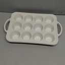 2Pack Silicone Muffin Pan for Baking with Metal Reinforced Frame, 12 Cup Regular Size Cupcake Pan, BPA Free Silicone Muffin Tray, Cupcake Baking Pan Molds for Oven Dishwasher Safe