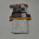 White and Grey Curtains for Bedroom 84" Length Semi-Sheer Print Leaf Curtains for Living Room Windows, Grommet Top, 1Panel