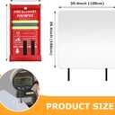 2 x Emergency Fire Blanket, Flame Retardant Fire Blankets Emergency for Home, Kitchen, Car, Office, Grill (Fiberglass-2pack)