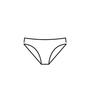 Hanes Women's Organic Cotton Panties Pack, ComfortSoft Underwear, 6-Pack, Size 6/M