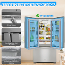 ALVAR Upgraded W10830046 Refrigerator Door Gasket Replacement Compatible with Whirlpool KitchenAid Jenn Air, W10163997 W10443241, Refrigerator Door Seal For Kenmore Door Gasket Seal (17.05" x 42.52")