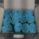 300 Count 15 Micron Extra Thick 4 Gallon Drawstring Small Trash Bags, Sturdy & Tear-Resistant Small Garbage Bags for Bathroom, Office, Bedroom & Kitchen