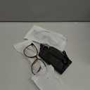 Gaoye Blue Light Blocking Glasses - Trending Round TR90 Frames, Metal Arms, UV400 Protection - Matching Soft Case
