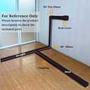 LyPrem 10Ft Mini Split Line Set Cover 3" PVC Line Cover Kit for Mini Split and Central Air Conditioner & Heat Pump (Brown)