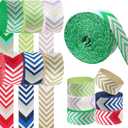 6 Rolls 1.5 inch Arrow Nylon Webbing Belt Webbing Straps Purse Straps Backpack Straps Nylon Belt for Seatbelt, Bags, Backpacks, Luggage