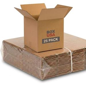 BOX USA Shipping Boxes Small 10"L x 10"W x 10"H 25-Pack, Cardboard Box for Shipping, Moving, Mailing, Packing, Packaging and Storage