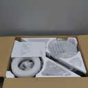 Ayaoty Flush Mount Ceiling Fan with Light and Remote/APP - 48" Low Profile Ceiling Fan with 3CCT Dimmable, 5 Reversible Blades, Modern Indoor Fan Light Fixtures for Bedroom, Kitchen