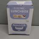 Monteka Electric Lunch Box Food Heater - Leakproof Portable Food Warmer heated lunch box for adults for Car/Home/Truck with 1.5L Removable Stainless Steel Container, White Elephant Gift, 12V/24V/110V