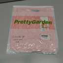 PRETTYGARDEN Womens 2025 Summer Casual Short Sleeve Dresses A Line Bow Tie Front Babydoll Loose Cute Mini Dress with Pockets (S)