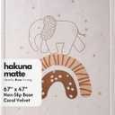 Hakuna Matte CloudSoft Baby Play Mat for Floor 47 x 67 Rainbow Elephant
Coral Velvet high-density foam Rug for Crawling Cozy Play – Non-Slip, Water-Resistant, Easy-Care Tummy Time Mat