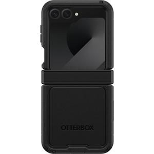 OtterBox Galaxy Z Flip7 FE, and Flip6 Defender Series XT Case - Black, screenless, screenless, Rugged Hinge Protection, Lanyard Attachment, PowerShare and Wireless Charging Compatible