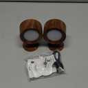 Lightbiz LED Wall Lights, Wall Sconces 2 Pcs with Remote Rechargeable Battery Operated, 3 Color Temperatures & Dimmable Wall Lamp Magnetic 360 Rotation Light for Bedroom Living Room