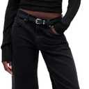 GAP Womens 90's Low Rise Loose Jeans Black 30 Short