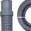 SWIMLINE HYDROTOOLS Pool Pump Filter Connection Hose W/ Cuff | 1.5 Inch X 9 Foot | Heavy-Duty Flexible, Durable & Leakproof | Chemical & UV Resistant | For Above Ground Pools Skimmer Filters & Pumps