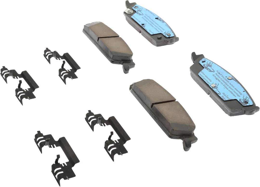 ACDelco Gold 17D1194CHF2 (19427994) Ceramic Rear Disc Brake Pad Kit