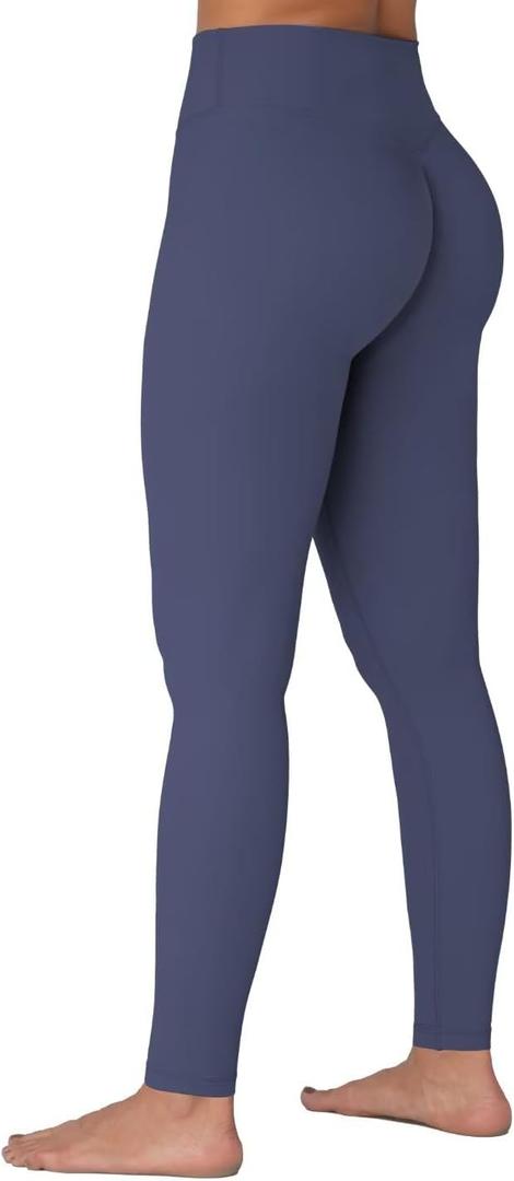 Sunzel Sunzfly Invisible Butt Scrunch Workout Leggings for Women, Butt Lifting High Waisted Gym Yoga Pants with Tummy Control (Medium, Ash Blue)