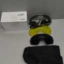 Copkim Safety Goggles over Glasses, Ansi Z87.1 Airsoft Goggles Anti Fog Tactical Safety Glasses with 3 Impact Resistant