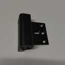 Home Security Door Lock Reinforcement - Child Proof High Security Door Locks with 3" Stop Withstand 800 lbs for Inward Swinging Front Door, Night Kids Safety Metal Flip Deadbolt Latch Defend Home (Black)