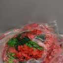 Artificial Wisteria Hanging Flowers Fake Wisteria Flower Garland Silk Vines Rattan Decor for Home Wedding Arch Wall Garden Greenery Bedroom Outdoor Office Party Decoration (36, Red)