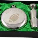 Football Flask Gift Set